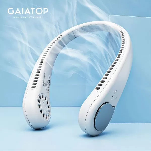 Portable Rechargeable Neck Fan| USB|with large battery